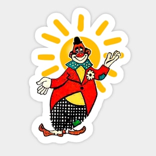 Red jacket clown Sticker